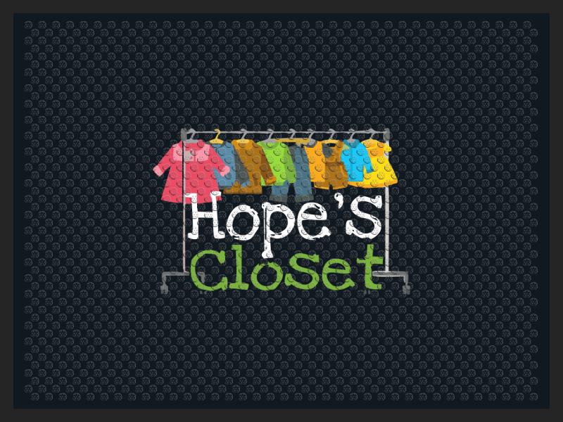 Hope's Closet § 3 X 4 Rubber Scraper - The Personalized Doormats Company