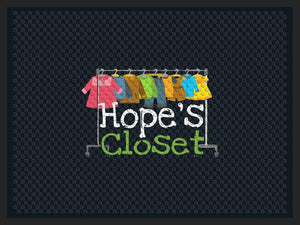 Hope's Closet § 3 X 4 Rubber Scraper - The Personalized Doormats Company