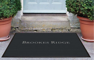 Brookes Ridge Mat 3 x 4 Rubber Scraper - The Personalized Doormats Company