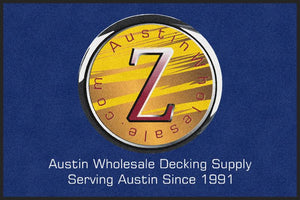 Austin Wholesale Decking Supply 4 X 6 Rubber Backed Carpeted HD - The Personalized Doormats Company