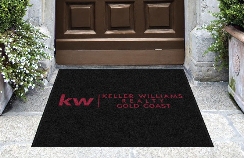 Keller Williams 3 X 3 Rubber Backed Carpeted HD - The Personalized Doormats Company