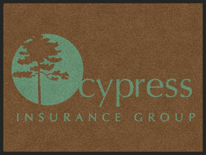Cypress Front Door Rug 3 X 4 Rubber Backed Carpeted HD - The Personalized Doormats Company