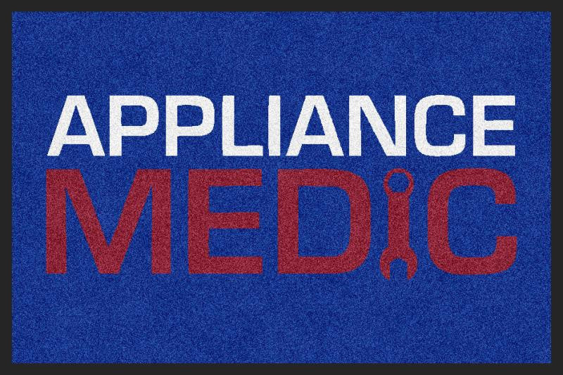 Appliance Medic 2 X 3 Rubber Backed Carpeted HD - The Personalized Doormats Company