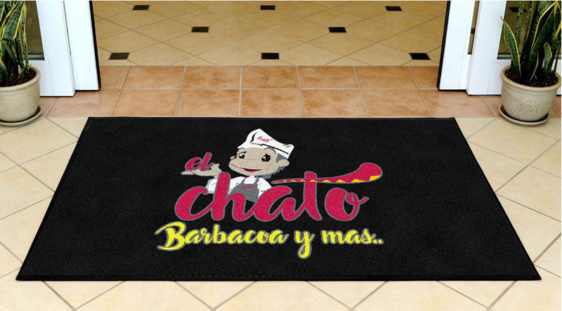 El chato 3 X 5 Rubber Backed Carpeted HD - The Personalized Doormats Company
