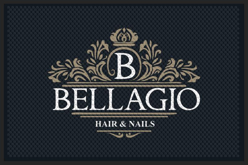 Bellagio 4 x 6 Rubber Scraper - The Personalized Doormats Company