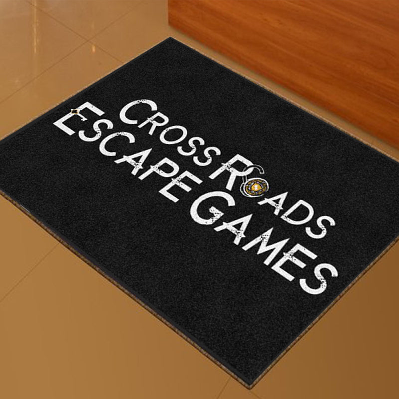 Cross Roads Escape Games 2 x 3 Custom Plush 30 HD - The Personalized Doormats Company