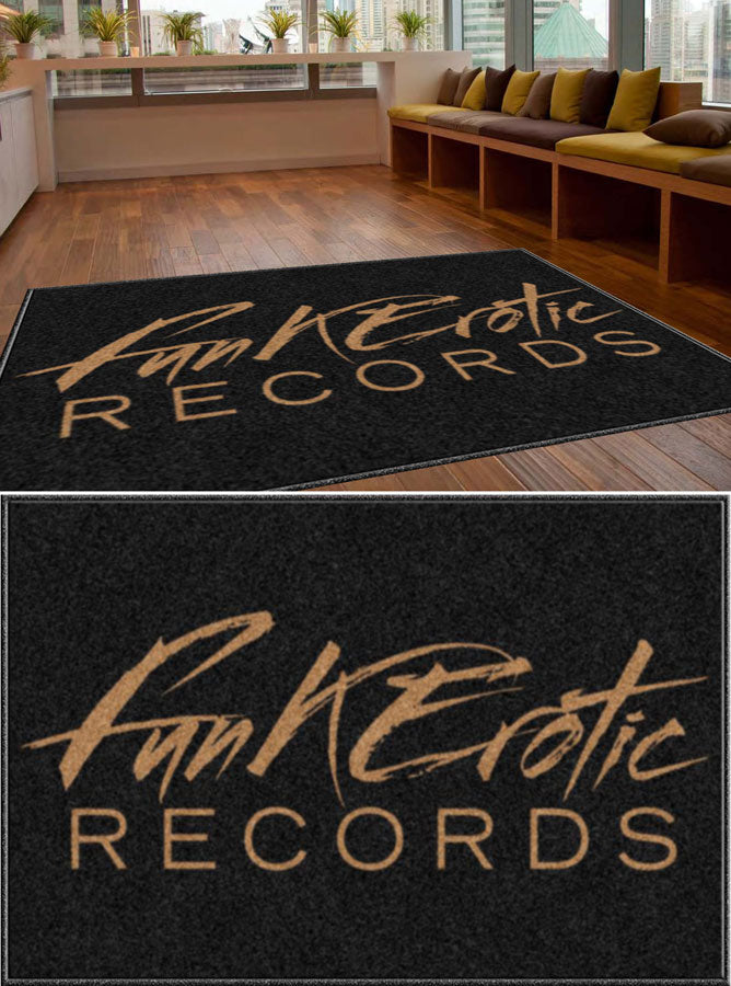 FunkErotic Records 5 x 8 Custom Plush 30 HD - The Personalized Doormats Company