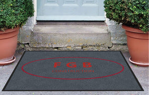 FGB Construction 3 X 4 Rubber Backed Carpeted HD - The Personalized Doormats Company