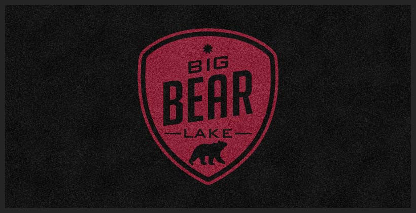 Big Bear Lake 4 X 8 Rubber Backed Carpeted HD - The Personalized Doormats Company