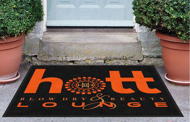 Hott Blowdry - Rye Brook 3 X 4 Rubber Backed Carpeted HD - The Personalized Doormats Company