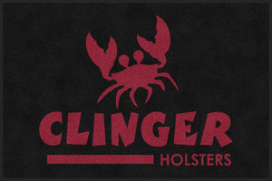 Clinger Holsters 4 X 6 Rubber Backed Carpeted HD - The Personalized Doormats Company