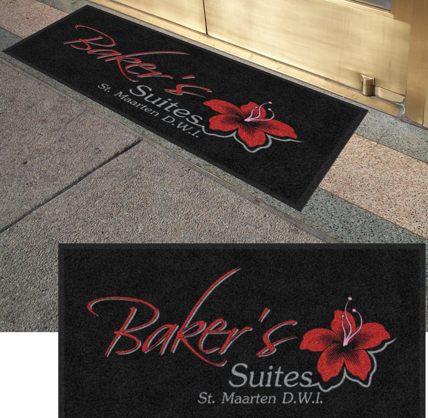 Baker's Suites 2 X 4 Rubber Backed Carpeted HD - The Personalized Doormats Company