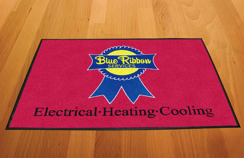 Blue Ribbon Services 2 X 3 Rubber Backed Carpeted HD - The Personalized Doormats Company