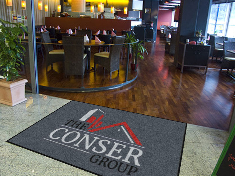 Conser Group Entry Mat 5.25 X 7.17 Rubber Backed Carpeted HD - The Personalized Doormats Company