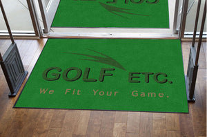GOLF ETC. LKLD 4 X 6 Rubber Backed Carpeted HD - The Personalized Doormats Company