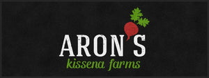 Aron's Kissena Farms 3 X 8 Rubber Backed Carpeted HD - The Personalized Doormats Company