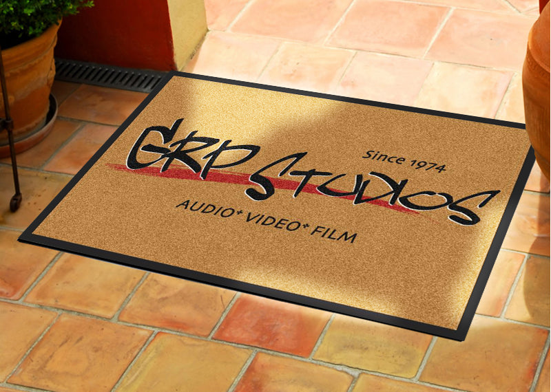 GRP Studios 2 X 3 Rubber Backed Carpeted HD - The Personalized Doormats Company