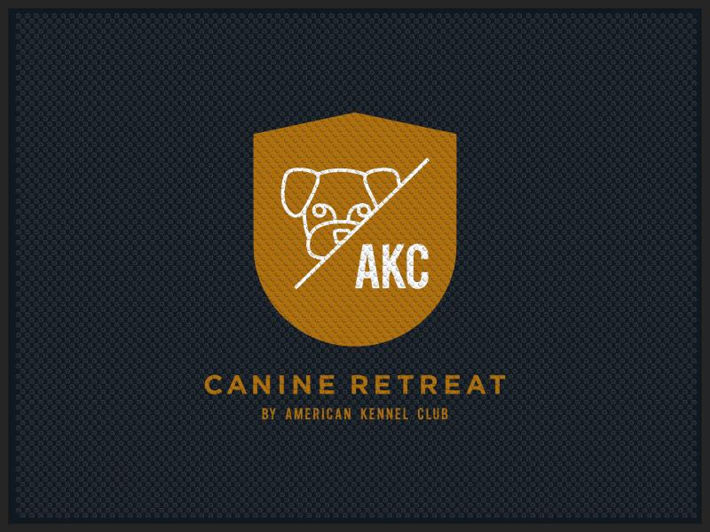 AKC Canine Retreat 6 X 8 Rubber Scraper - The Personalized Doormats Company