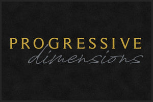 PROGRESSIVE DIMENSIONS §-3 X 6 Rubber Backed Carpeted-The Personalized Doormats Company