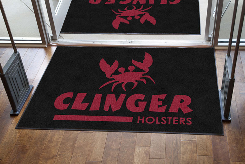 Clinger Holsters 4 X 6 Rubber Backed Carpeted HD - The Personalized Doormats Company