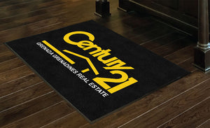 century 21 3 x 4 Rubber Backed Carpeted HD - The Personalized Doormats Company