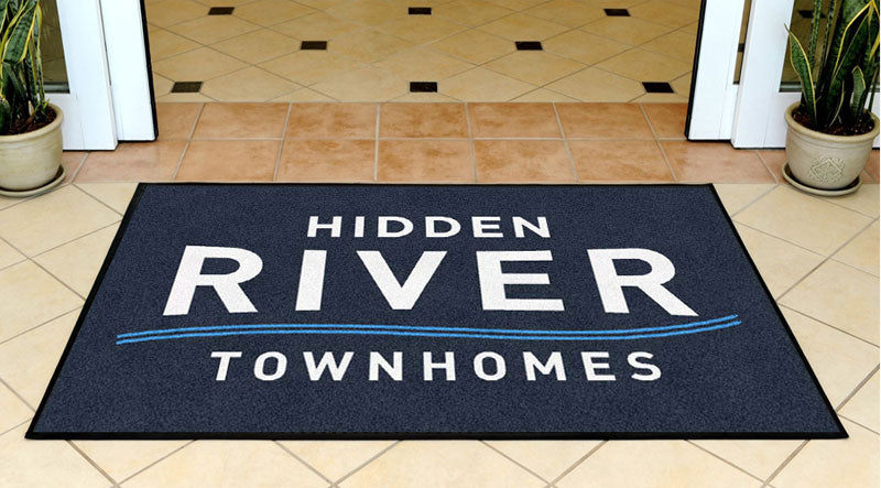 Hidden River 3 X 5 Rubber Backed Carpeted HD - The Personalized Doormats Company