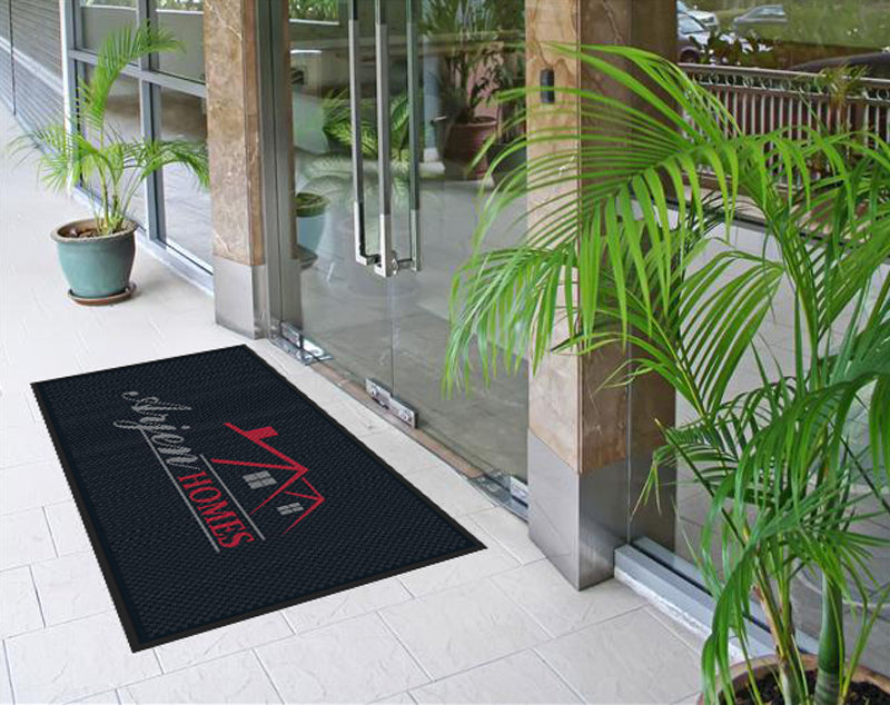 Arjen Homes Outside Office Door Mat 4 x 8 Rubber Scraper - The Personalized Doormats Company