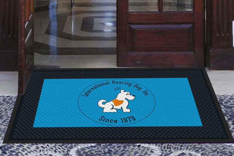 International Hearing Dog, Inc. 3 X 5 Rubber Scraper - The Personalized Doormats Company