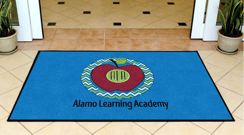 Alamo Learning Academy 3 X 5 Rubber Backed Carpeted HD - The Personalized Doormats Company