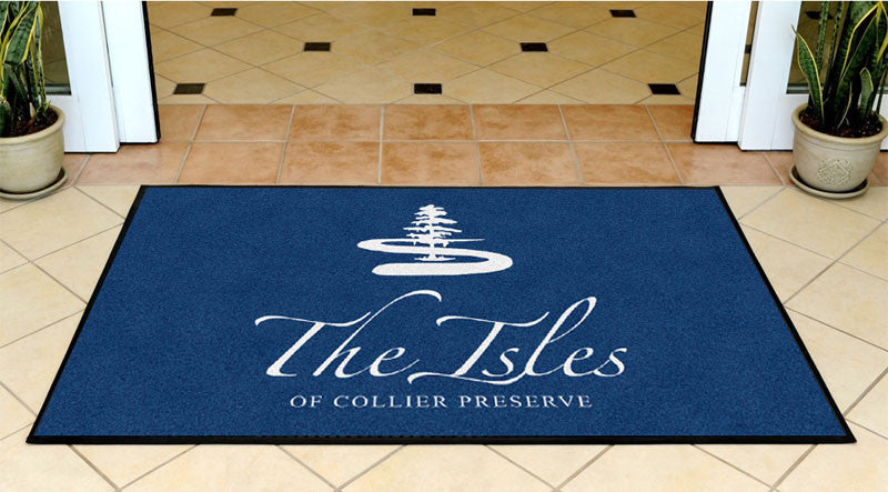 Isles of Collier Preserve 3 X 5 Rubber Backed Carpeted HD - The Personalized Doormats Company