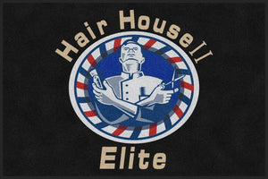 Hair House ll Elite 4 x 6 Custom Plush 30 HD - The Personalized Doormats Company