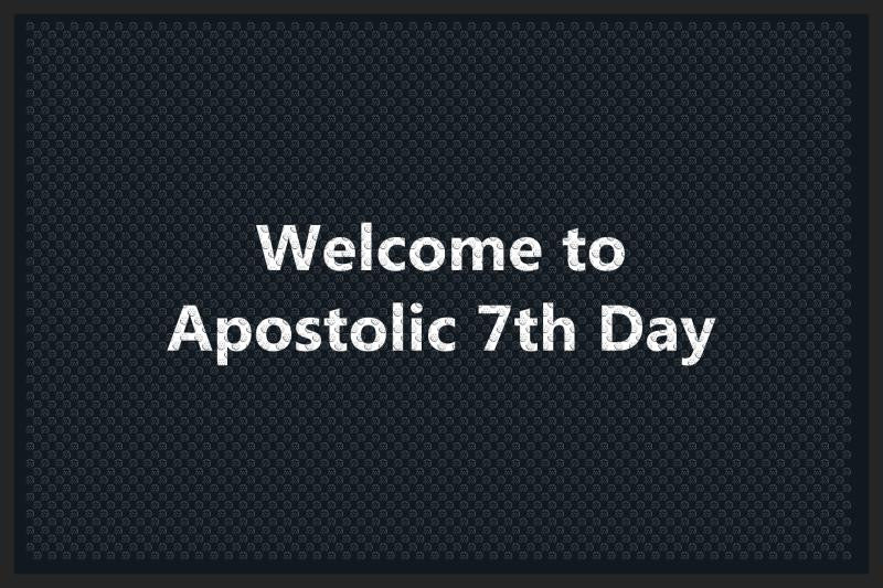 7th day apostolic 4 X 6 Rubber Scraper - The Personalized Doormats Company