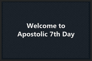 7th day apostolic 4 X 6 Rubber Scraper - The Personalized Doormats Company