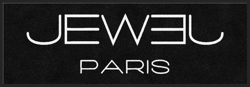 Jewel Paris 1.67 X 5 Rubber Backed Carpeted - The Personalized Doormats Company