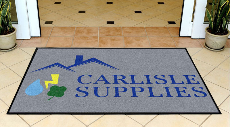 Carlisle Supplies 3 x 5 Rubber Backed Carpeted HD - The Personalized Doormats Company