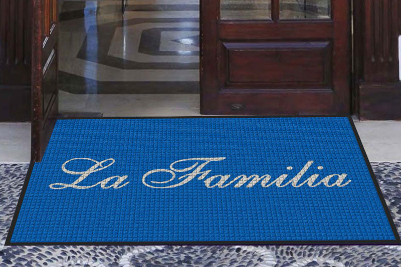 La Familia Entertainment §-3 x 5 Waterhog Impressions-The Personalized Doormats Company