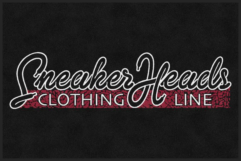 #SNEAKERHEADS CLOTHING LINE 4 X 6 Rubber Backed Carpeted HD - The Personalized Doormats Company