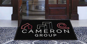 Cameron Logo 3 X 5 Waterhog Impressions - The Personalized Doormats Company