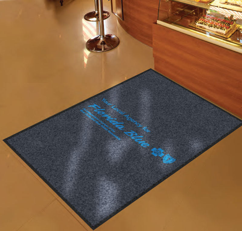 Allied Marketing Central 3 x 5 Rubber Backed Carpeted HD - The Personalized Doormats Company