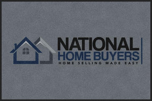National Home Buyers §-4 X 6 Rubber Backed Carpeted HD-The Personalized Doormats Company