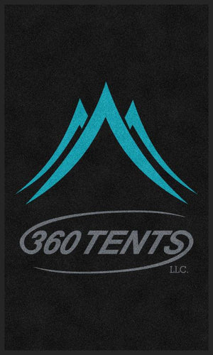 360 Tents 3 X 5 Rubber Backed Carpeted HD - The Personalized Doormats Company