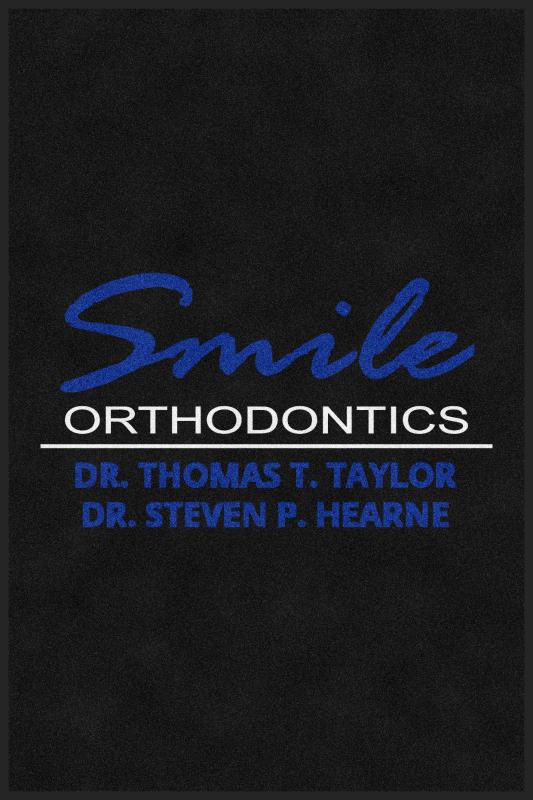 Smile Orthodontics §-4 X 6 Rubber Backed Carpeted HD-The Personalized Doormats Company