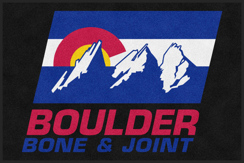 Boulder Bone and Joint 4 X 6 Rubber Backed Carpeted HD - The Personalized Doormats Company