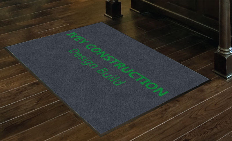 Ivey Construction Corp 3 X 4 Rubber Backed Carpeted HD - The Personalized Doormats Company
