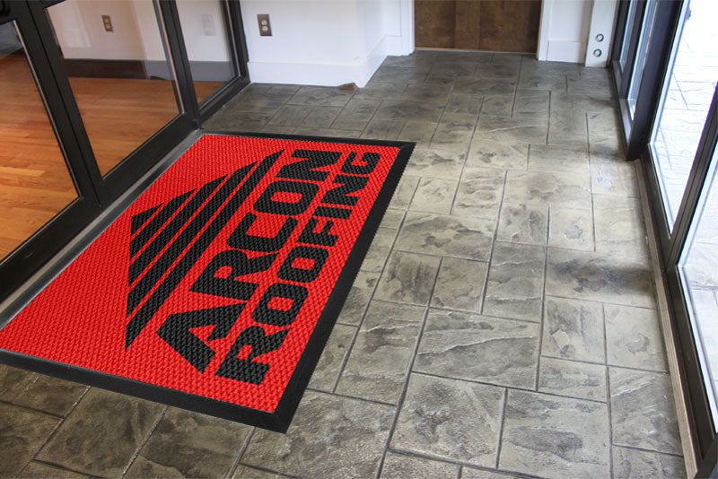 Arcon Roofing 5 X 8 Luxury Berber Inlay - The Personalized Doormats Company