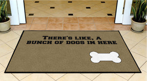 Em 3 X 5 Rubber Backed Carpeted HD - The Personalized Doormats Company