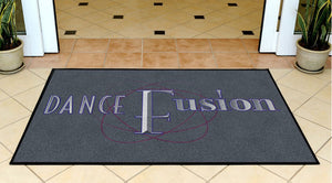 Dance Fusion 3 X 5 Rubber Backed Carpeted HD - The Personalized Doormats Company