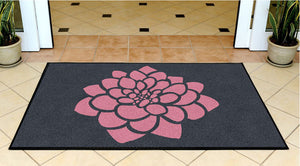 blossoms & beehives 3 X 5 Rubber Backed Carpeted HD - The Personalized Doormats Company