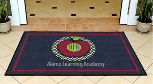 Alamo Learning Academy 3 X 5 Rubber Backed Carpeted HD - The Personalized Doormats Company