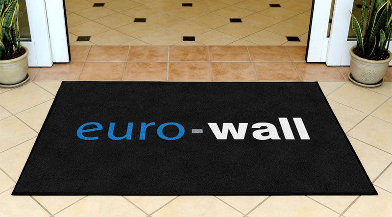 Euro Wall 3 X 5 Rubber Backed Carpeted HD - The Personalized Doormats Company